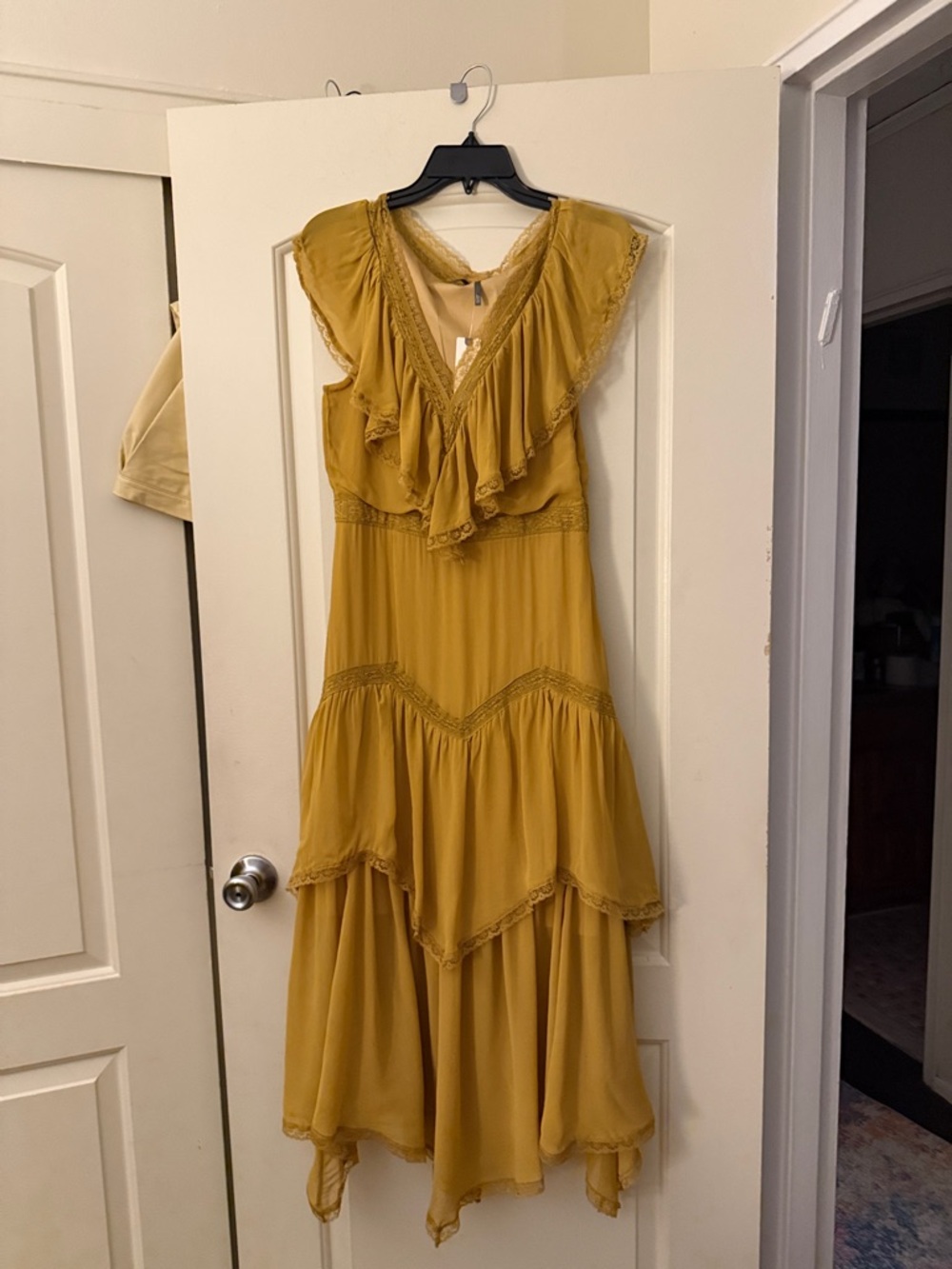 Anthropologie Asymmetrical Amber Dress